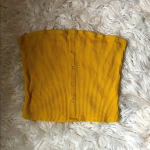 Molly & Zoey Better Be Button Down Tube Top